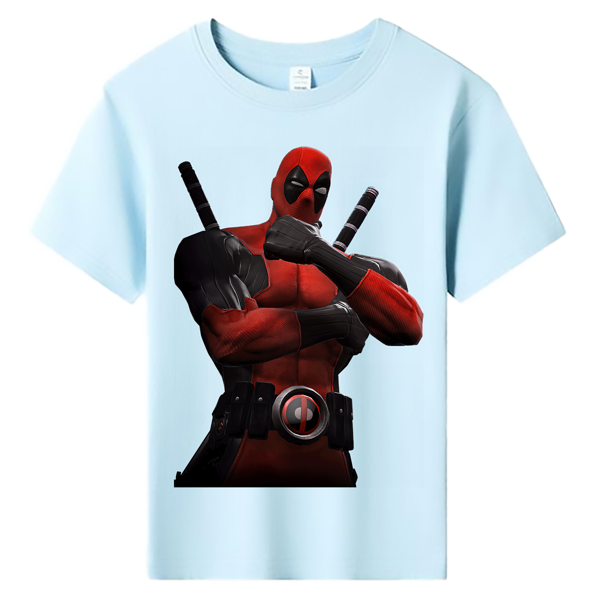 （画像用） Deadpool デッドプール 綿100％キッズTシャツ（フロントプリント）